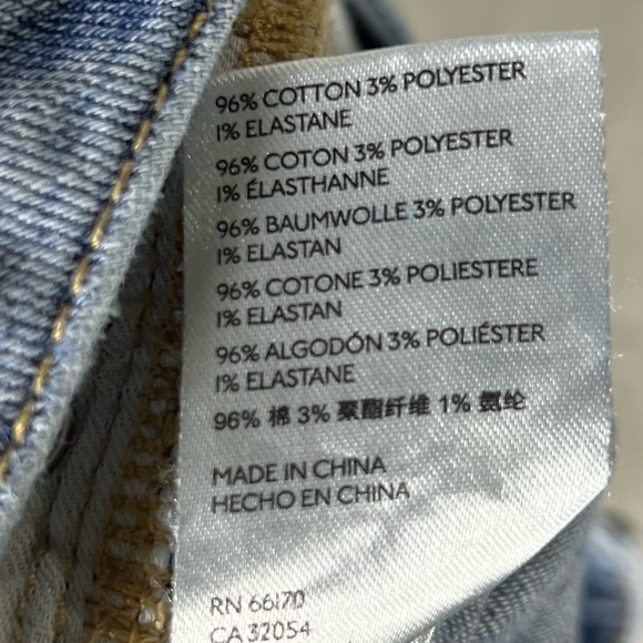 Anthropologie Jeans Womens 27 Pilcro High Waisted Flared Bootcut Button Fly - Picture 9 of 9